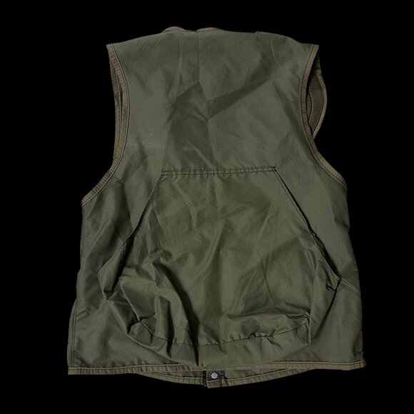 Vintage Hunting Vest Padded Shoulder Small Game Birds Back Pocket S/M Past Corp - Picture 3 of 11